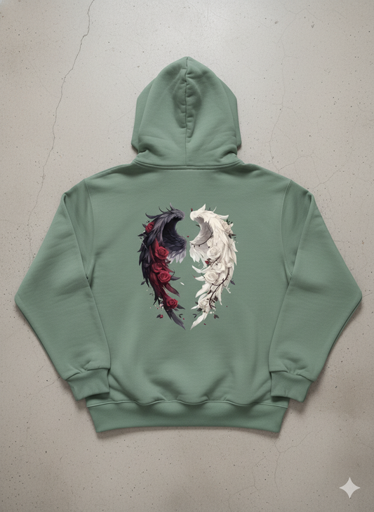 the women's feather hoodie