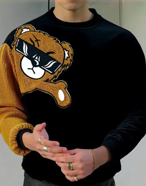 teddy sweatshirt mens styeloft