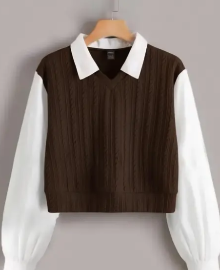 Korean style women's sweatshirt