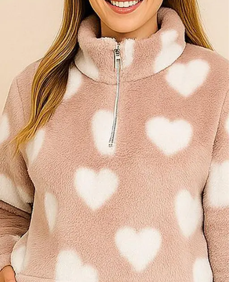 fur sweatshirt women's