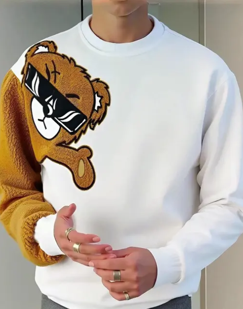 teddy sweatshirt mens styeloft