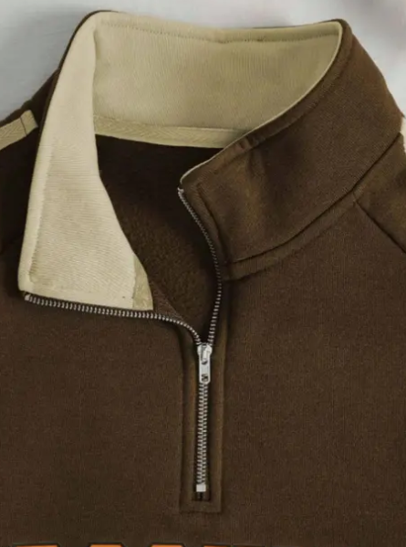 styeloft collar chain sweatshirt