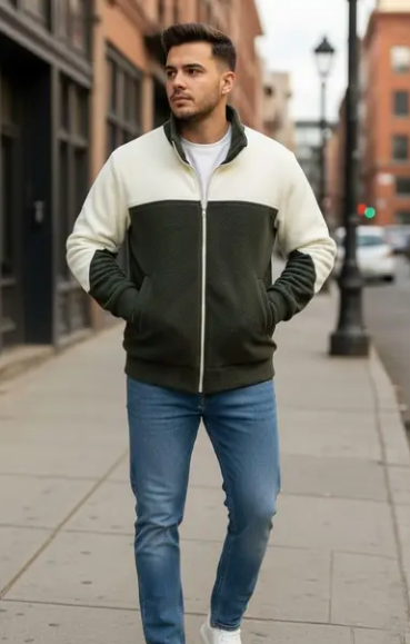 winter fleece zipper jacket