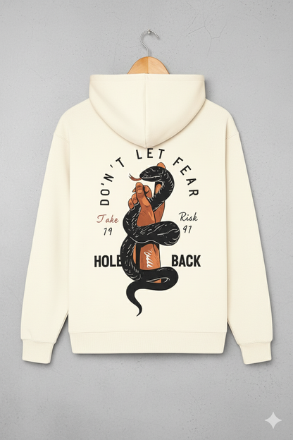 don't let fear hoodie