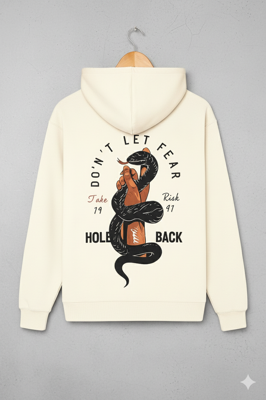 don't let fear hoodie