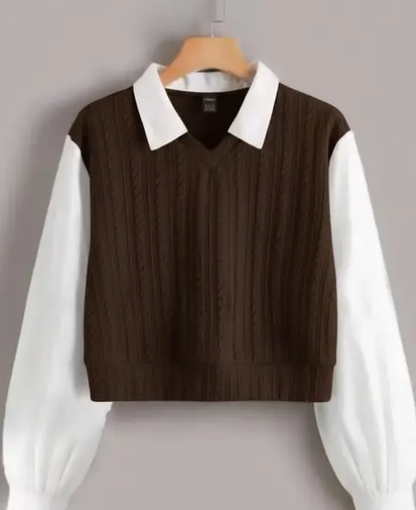 Korean style women's sweatshirt