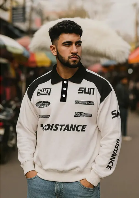 collar sweatshirt styeloft